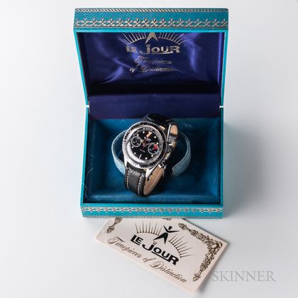 LeJour Two-register Chronograph Wristwatch with Box