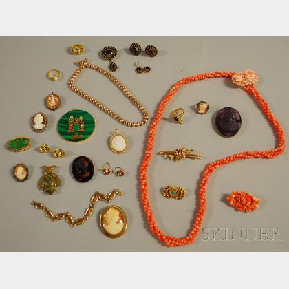 Small Group of Antique and Costume Jewelry
