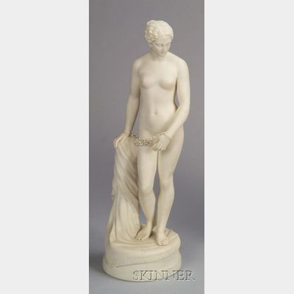 Goss Parian Figure of a Greek Slave