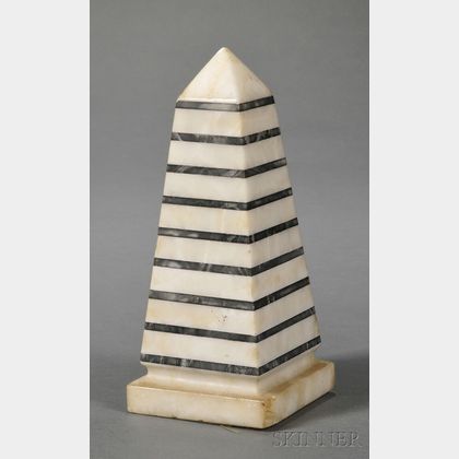 Italian Marble Obelisk