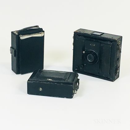 C.P. Goerz "Ango" 9 x 12 cm Camera and Two Other Cameras
