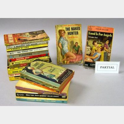 Thirty-nine Mid-20th Century Pulp Novels