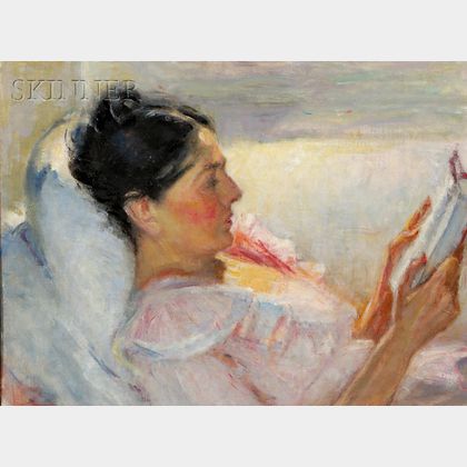 Robert Tolman (American, b. 1886) Woman Reading