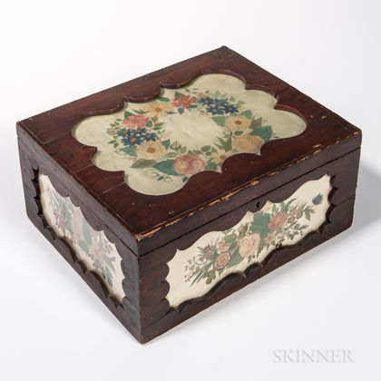 Floral Watercolor-decorated Box