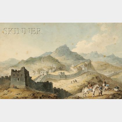 William Alexander (British, 1767-1816),A View of Part of the Great Wall of China, Called by the Natives Van-lee-ching, or Wall of Ten 
