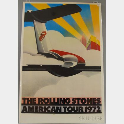 The Rolling Stones American Tour 1972 Poster Auction Number 2616M