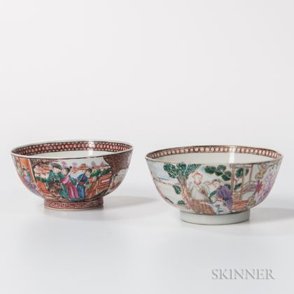 Two Export Porcelain Bowls
