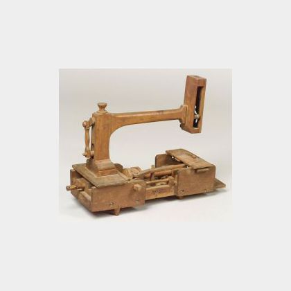 Wood Sewing Machine Model