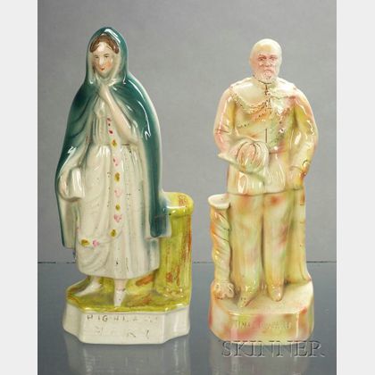 Two Staffordshire Character Figures