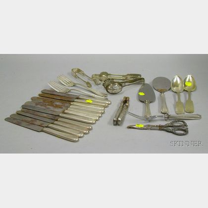 Group of Silver and Sterling Silver Flatware