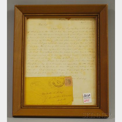 1864 Civil War Prisoner of War Confederate Soldier's Letter