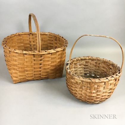 Two Woven Baskets