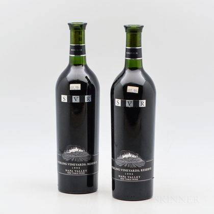 Sterling Vineyard Red Table Wine Reserve 1995, 2 bottles 