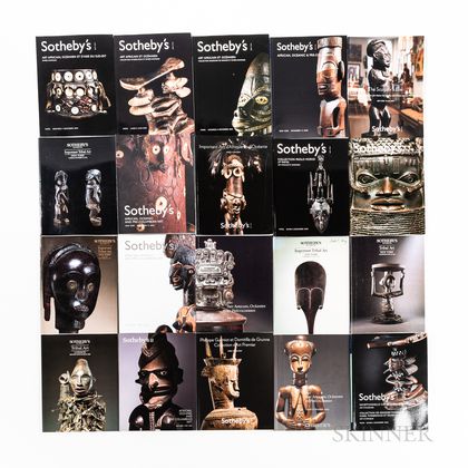 Twenty Tribal Art Auction Catalogs