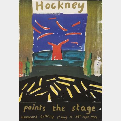 David Hockney (British, b. 1937) Hockney Paints the Stage