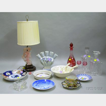 Group of Assorted Glass and Ceramic Articles