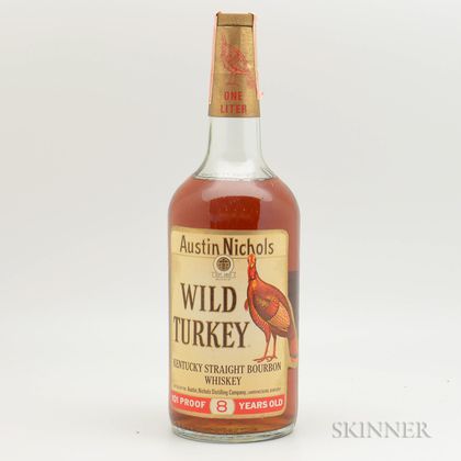 Wild Turkey 8 Years Old, 1 liter bottle 