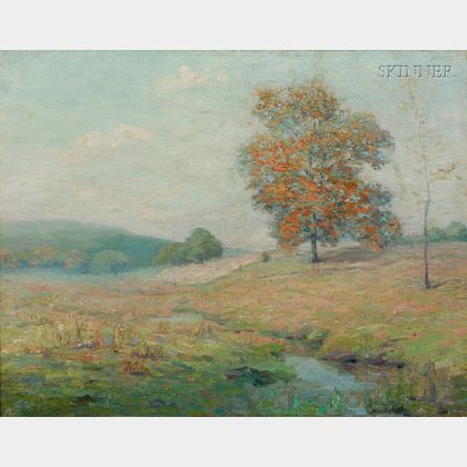 Frank W. Loven (American, 1868-1941) Autumn Field