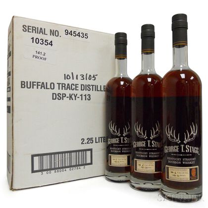Buffalo Trace Antique Collection George T. Stagg Fall 2005, 3 750ml bottles (oc) 