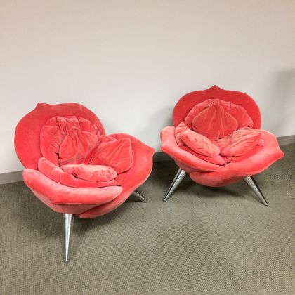 Two Masanori Umeda for Edra Rose Chairs