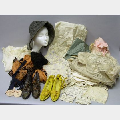 Lot of Victorian Clothes and Accessories