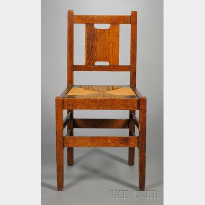 H-back Side Chair Attributed to Gustav Stickley