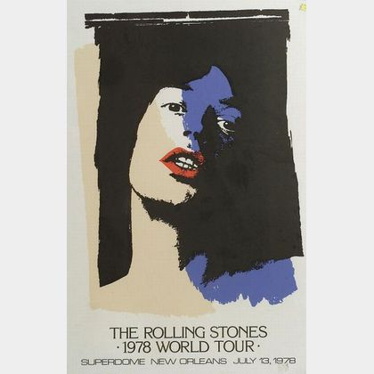 rolling stones 1978 world tour poster