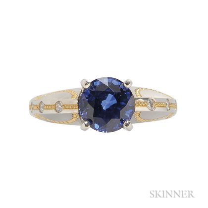 Sapphire and Diamond Ring, Zoltan David