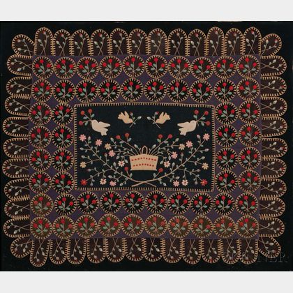 Embroidered Applique Table Mat 
