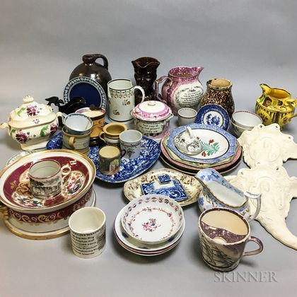 Approximately Forty Pieces of English Ceramics