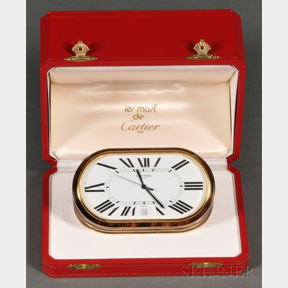 "Les Must de Cartier" Quartz Desk Clock