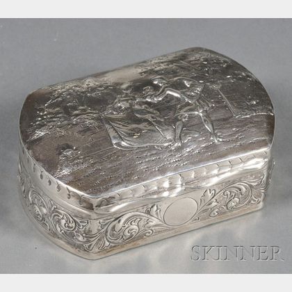 George III Silver Dresser Box