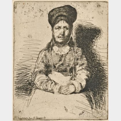 James Abbott McNeill Whistler (American, 1834-1903) La Rétameuse