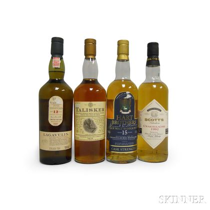 Mixed Single Malt Scotch, 4 750ml bottles 