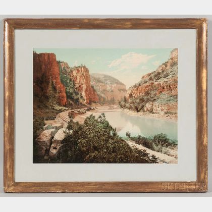 William Henry Jackson (American, 1843-1942) Echo Cliffs, Grand River Canon, Colorado