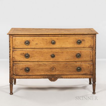 Italian Fruitwood Chest of Drawers
