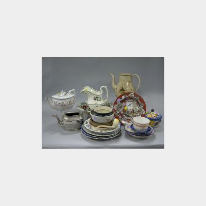 Twenty-two Pieces of Assorted English Pottery and China