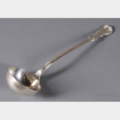 Chinese Export Silver Soup Ladle
