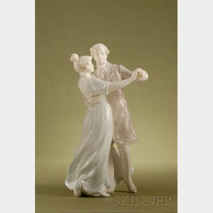 Goldschieder Porcelain Dancing Couple