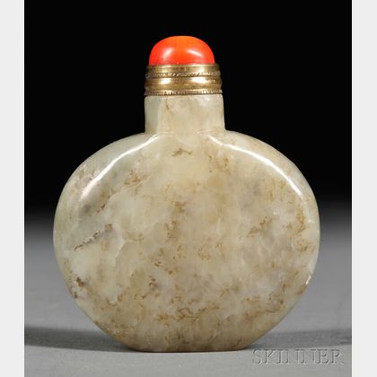 Nephrite Jade Snuff Bottle