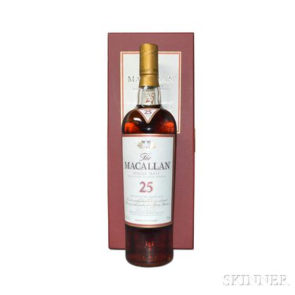 Macallan 25 Years Old, 1 750ml bottle (oc) 