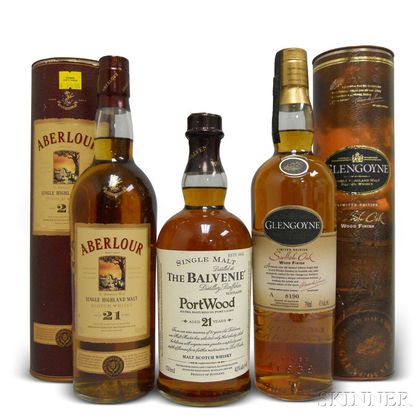 Mixed Single Malt Scotch, 3 750ml bottles 