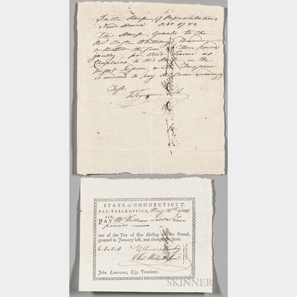 Two American Revolutionary Wartime Documents