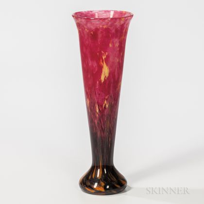 La Verre Francais (Schneider) Art Glass Vase