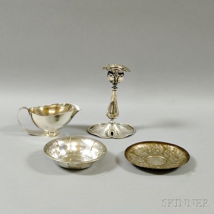 Four Pieces of Silver Tableware
