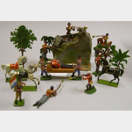 Heyde Boxed Lead Soldier Cavalry and Infantry Set