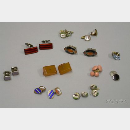 Group of Cuff Links