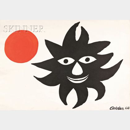 Alexander Calder (American, 1898-1976) Untitled (Black Sun)