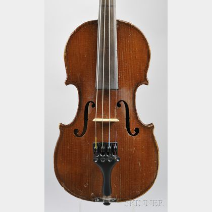 Child's French Violin, Mirecourt, c. 1890