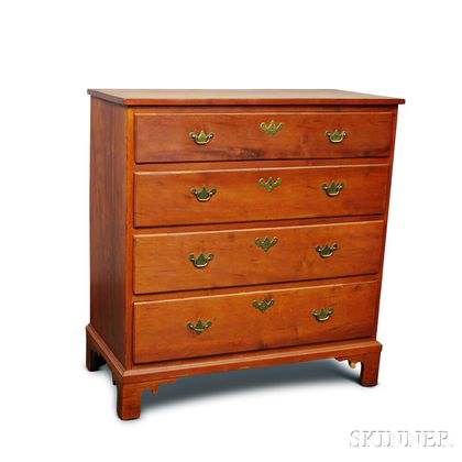 Chippendale Pine Chest of Drawers